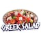 Signmission Greek Salad Decal Concession Stand Food Truck Sticker, 8" x 4.5", D-DC-8 Greek Salad19 D-DC-8 Greek Salad19 - alternate 1